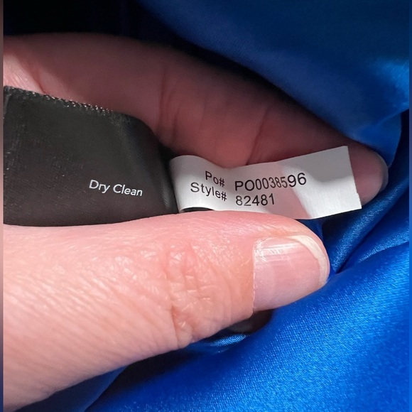 Boston Proper Classic Princess Blue Tailored Pea Coat Size 8 Old Money Preppy - Picture 10 of 12